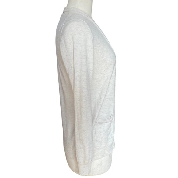 Banana Republic Wool Cashmere Open Cardigan Coastal Grandma Academia Basic-M - Picture 8 of 13